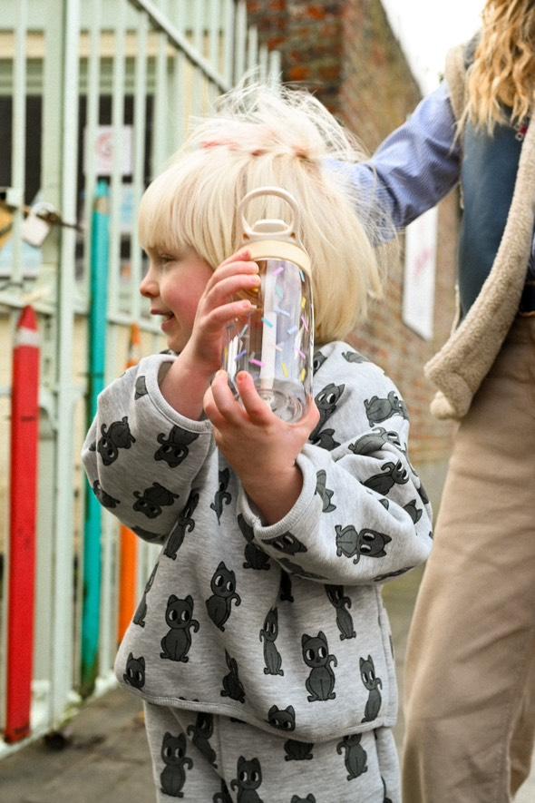 Drinking bottle from Tritan Confetti